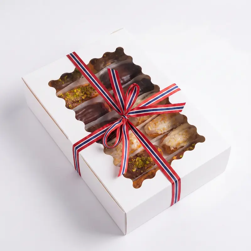 Mini-éclair-boks med 15 stk