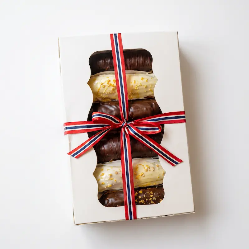 Liten boks med 6 éclairs